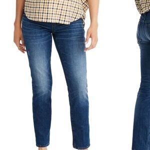 Madewell Maternity Side-Panel Slim Boy Jean